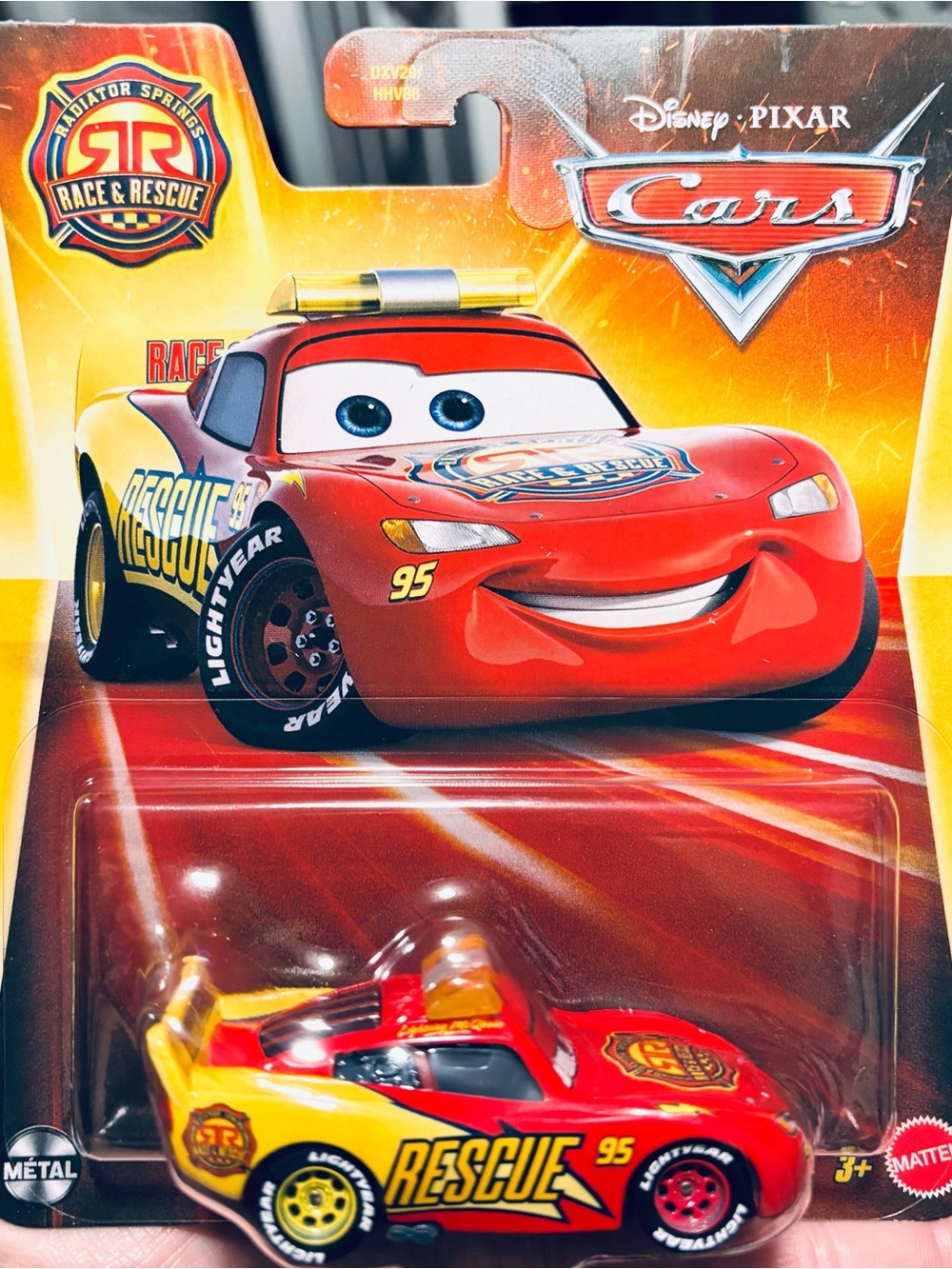 Disney Pixar Cars Lightning McQueen Race & Rescue Series Die Cast Vehicle